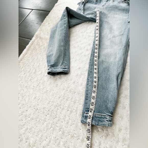 NWT- SOMETHING NAVY Sydney Side Tie Washed Indigo Jeans - Picture 13 of 15